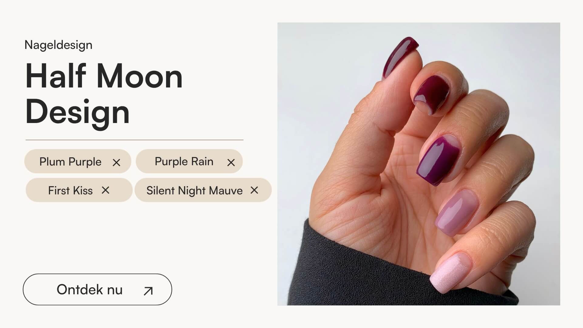 Half Moon Charm - Doonails Netherlands