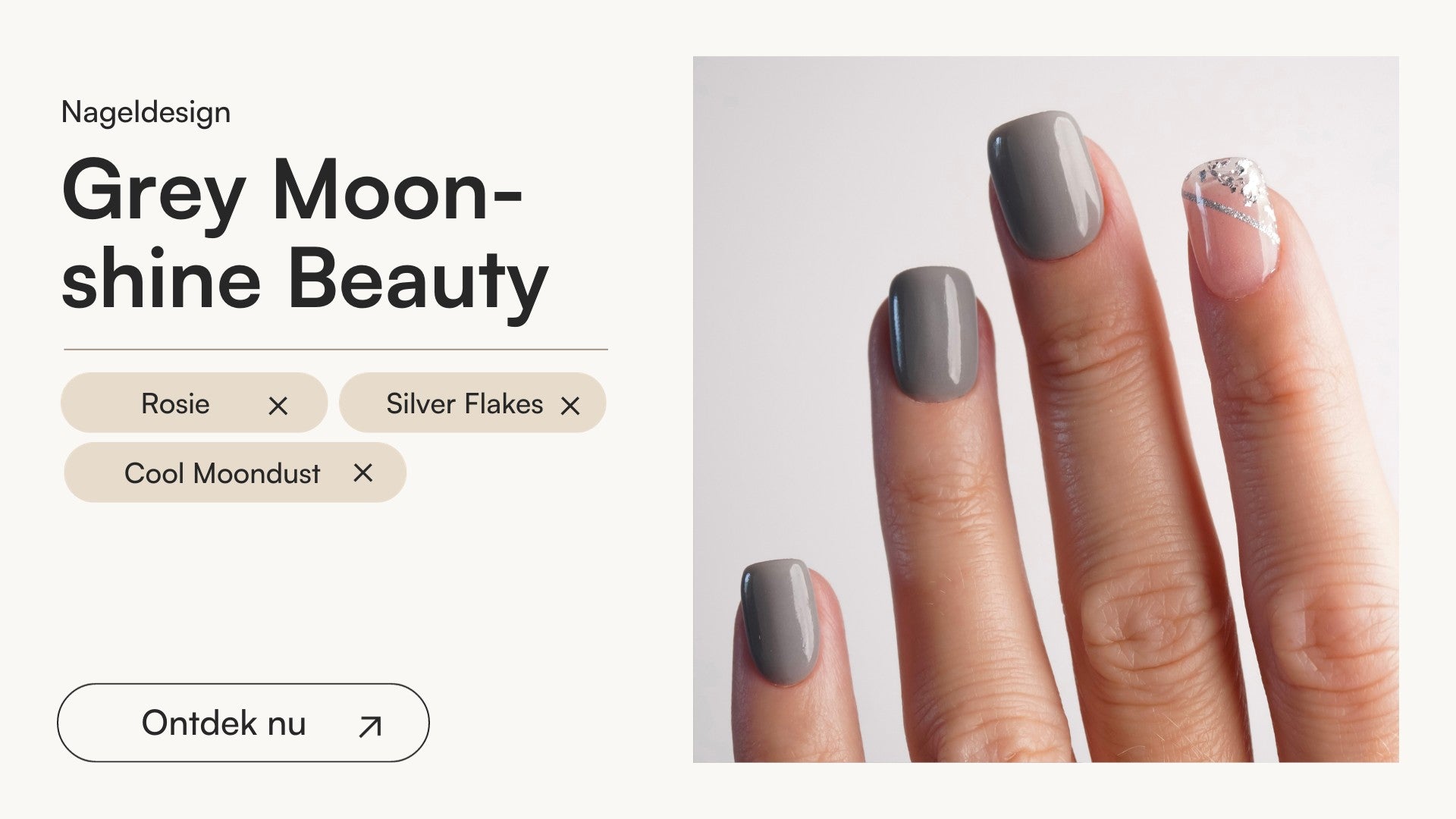 Grey Moonshine Beauty - Doonails Netherlands