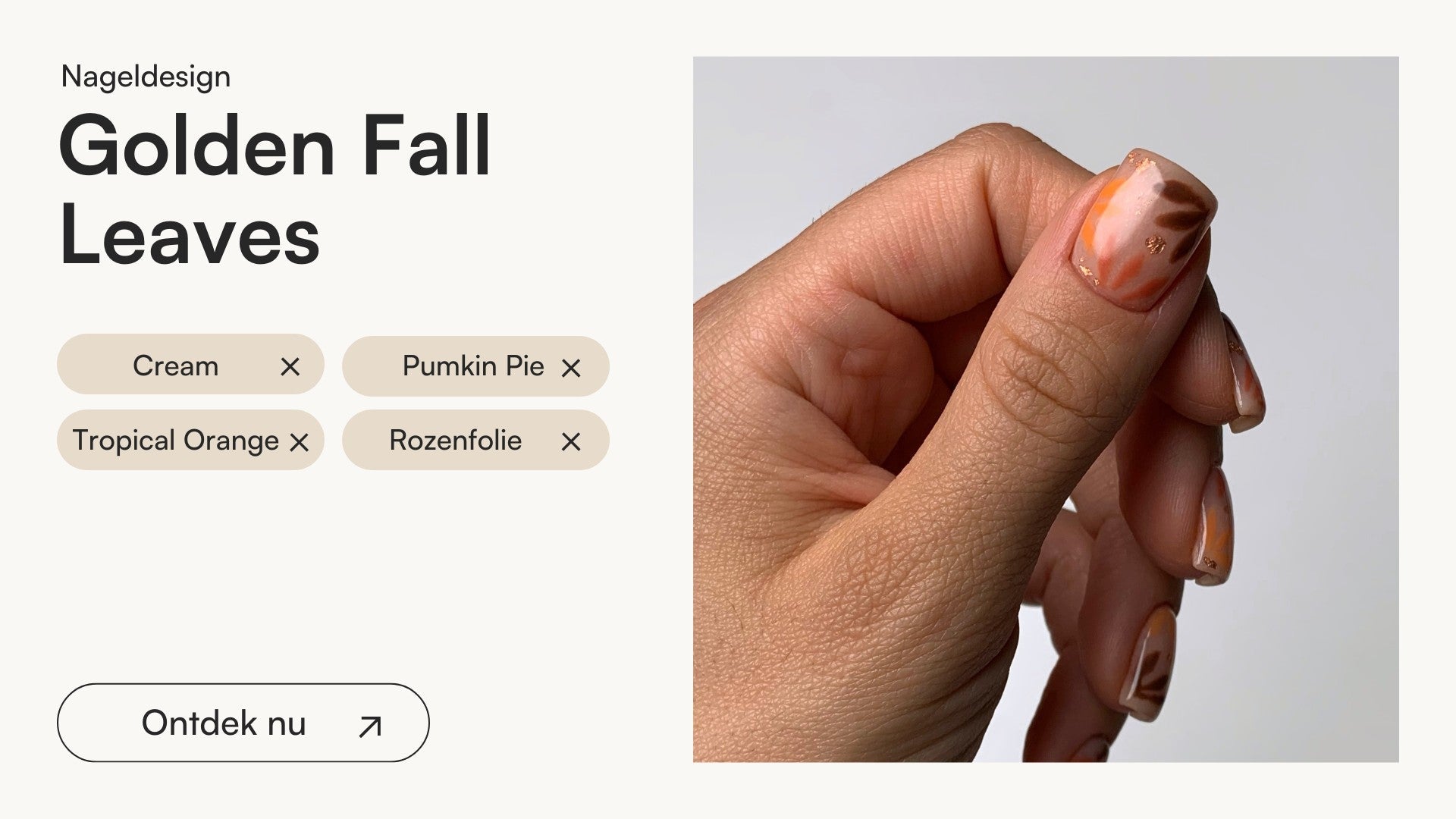 Gouden Herfstbladeren - Doonails Netherlands