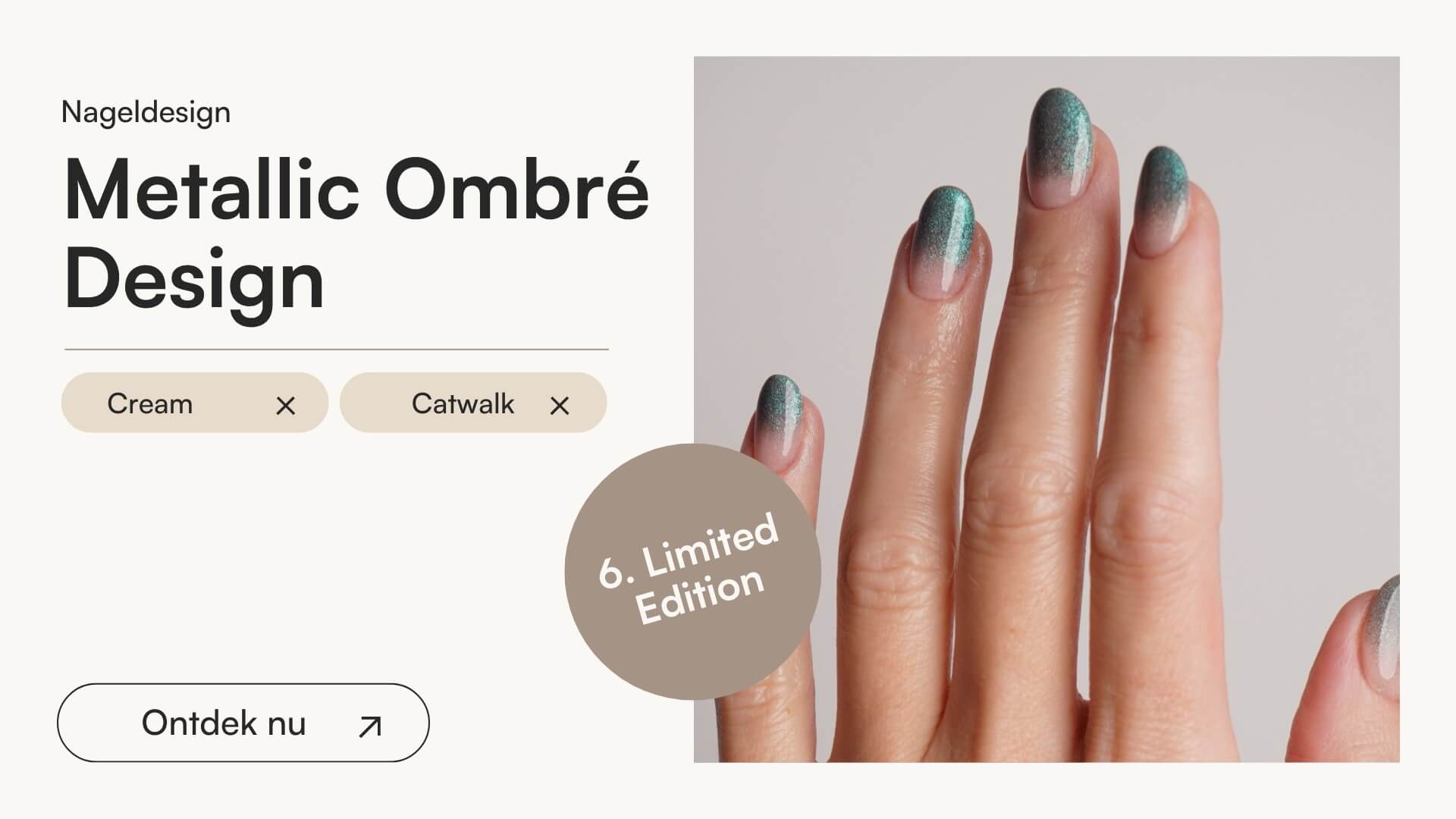 Metallic Ombré Tutorial - Doonails Netherlands