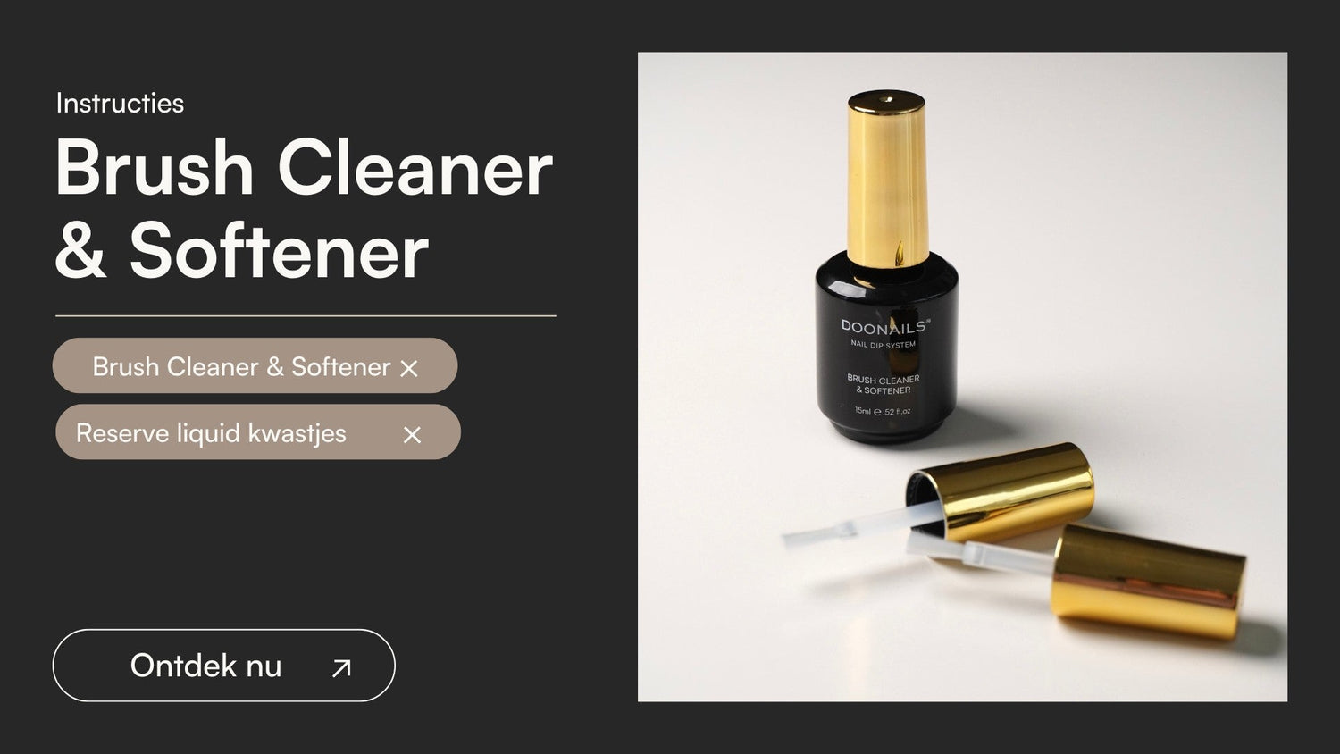 Wat is de Brush Cleaner & Softener (Brush Saver) - Doonails Netherlands