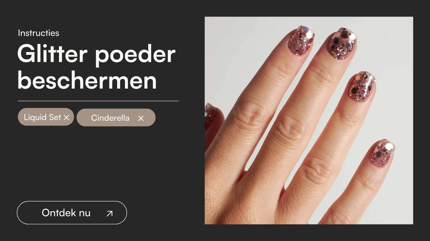 8 stappen naar de perfecte glitter manicure