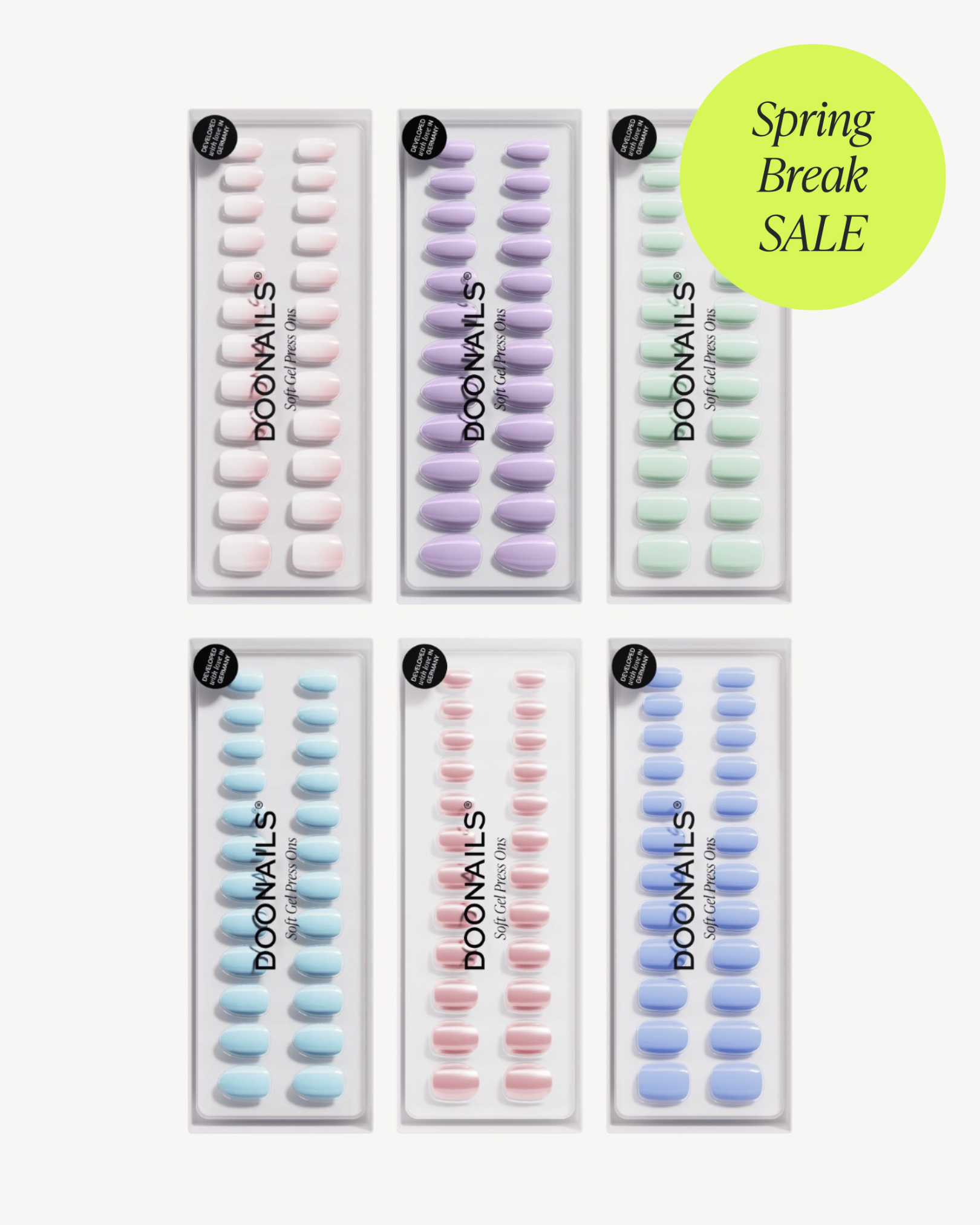 Kleuren spaarpakket - Soft Gel Press Ons