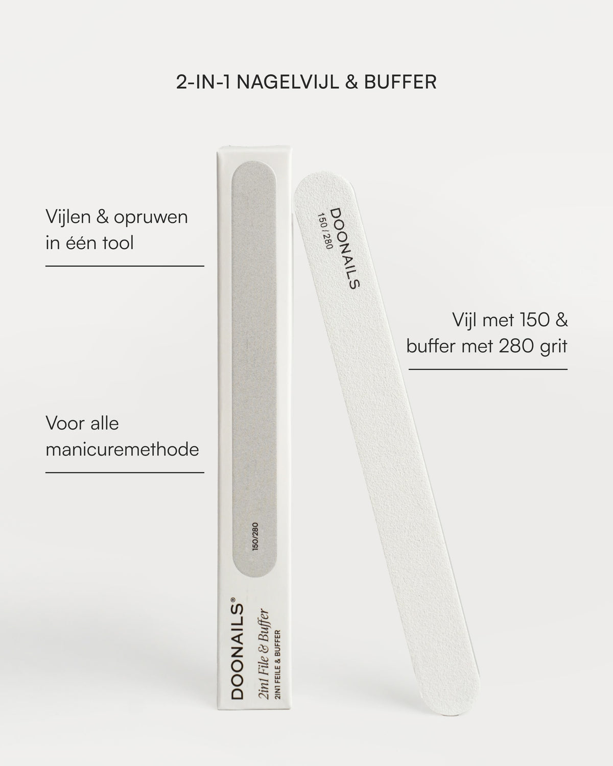 2in1 Vijl & Bufferdoonails