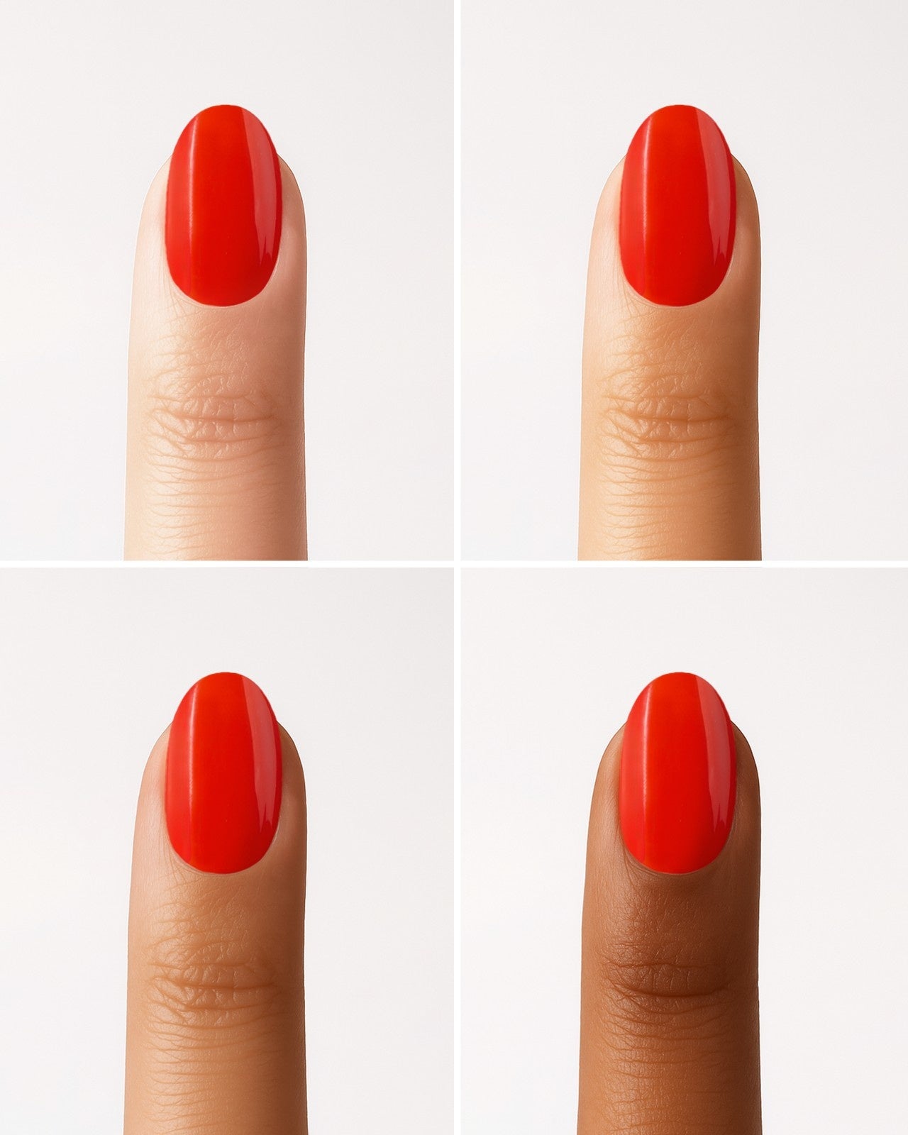 On Fire Short Round Soft Gel Press Ons - Doonails Netherlands