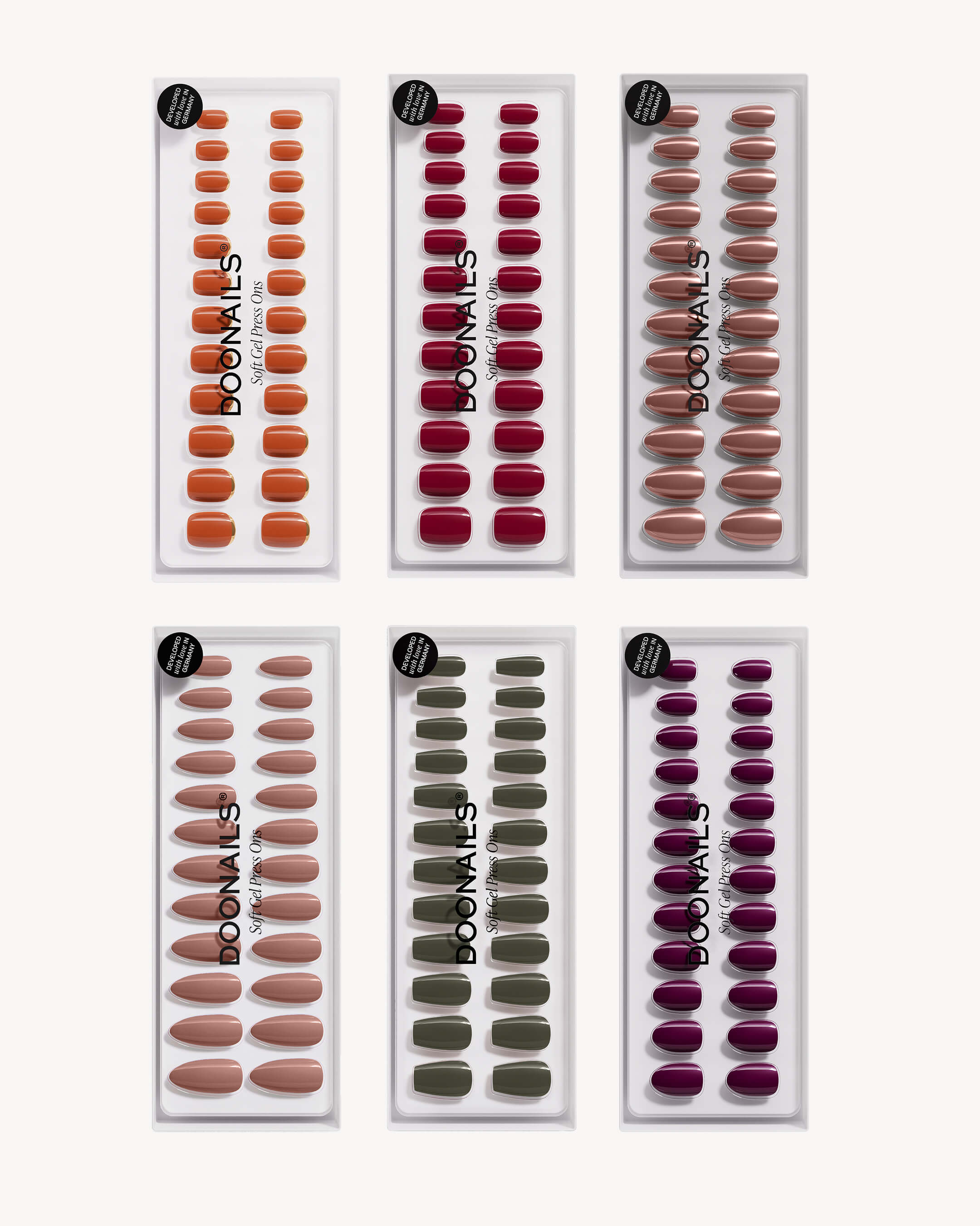 Kleuren voordeelpakket - Soft Gel Press Ons