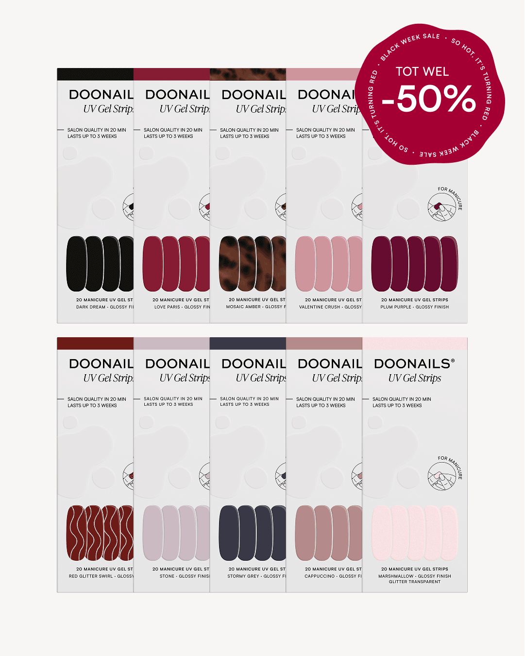 Kleuren voordeelpakket - Gel Strips