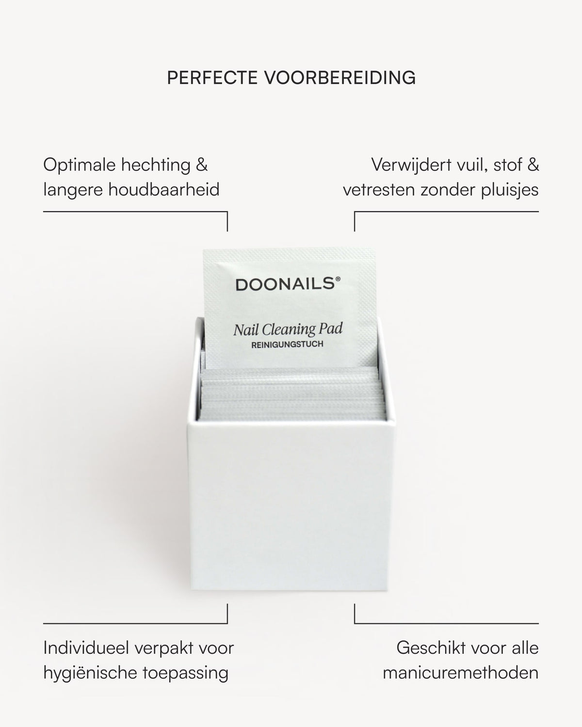 Reinigingsdoekjesdoonails