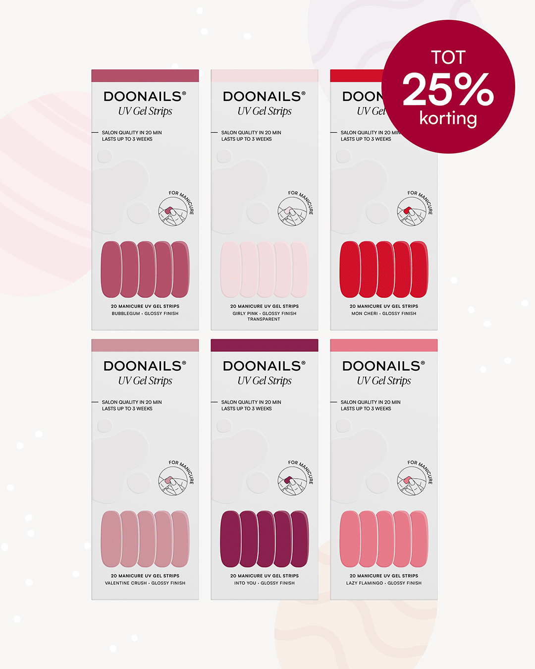Mix & Match Navulbundel - Gel Stripsdoonails