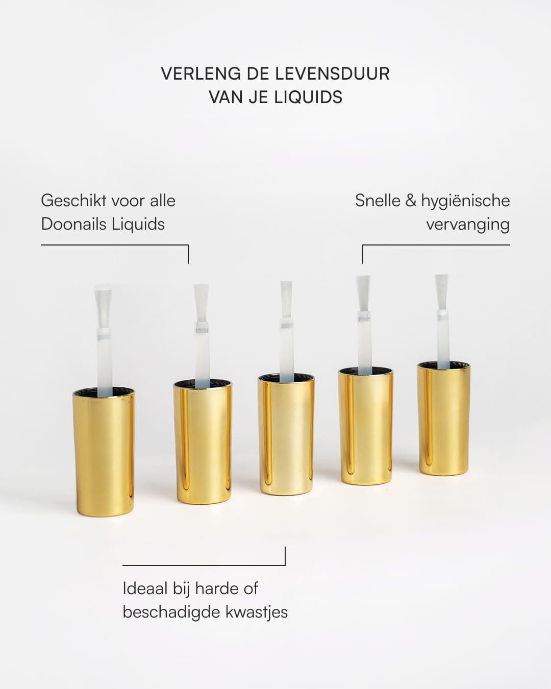 Reserve liquid kwastjes