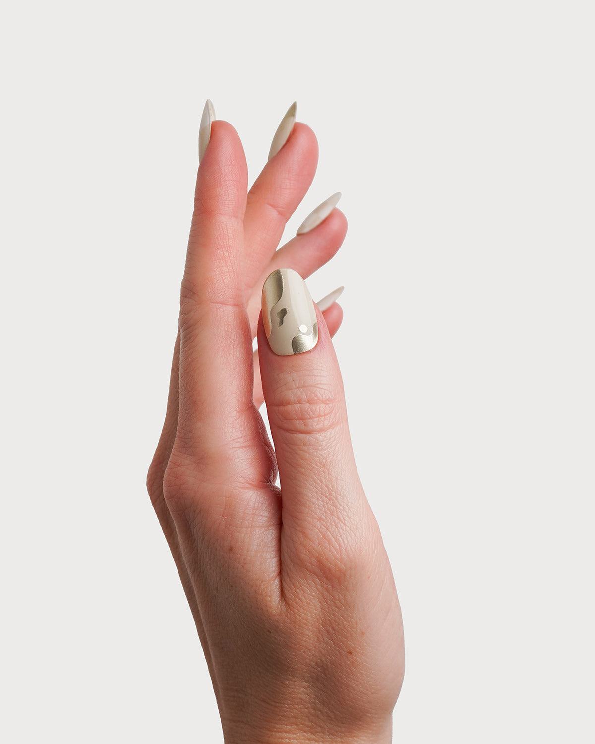 Creamy Checkers Gel Strips