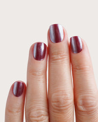 Glazed Burgundy UV Gel Strips