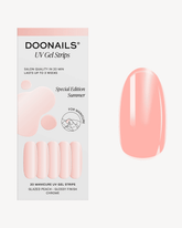 Glazed Peach UV Gel Stripsdoonails