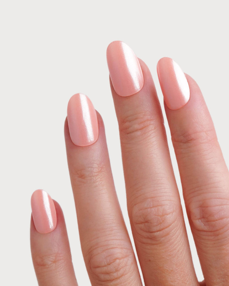 Glazed Peach UV Gel Strips