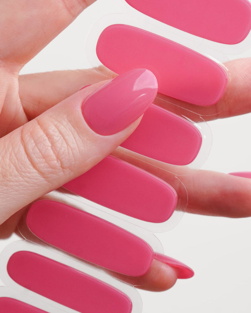 Hot Pink UV Gel Strips