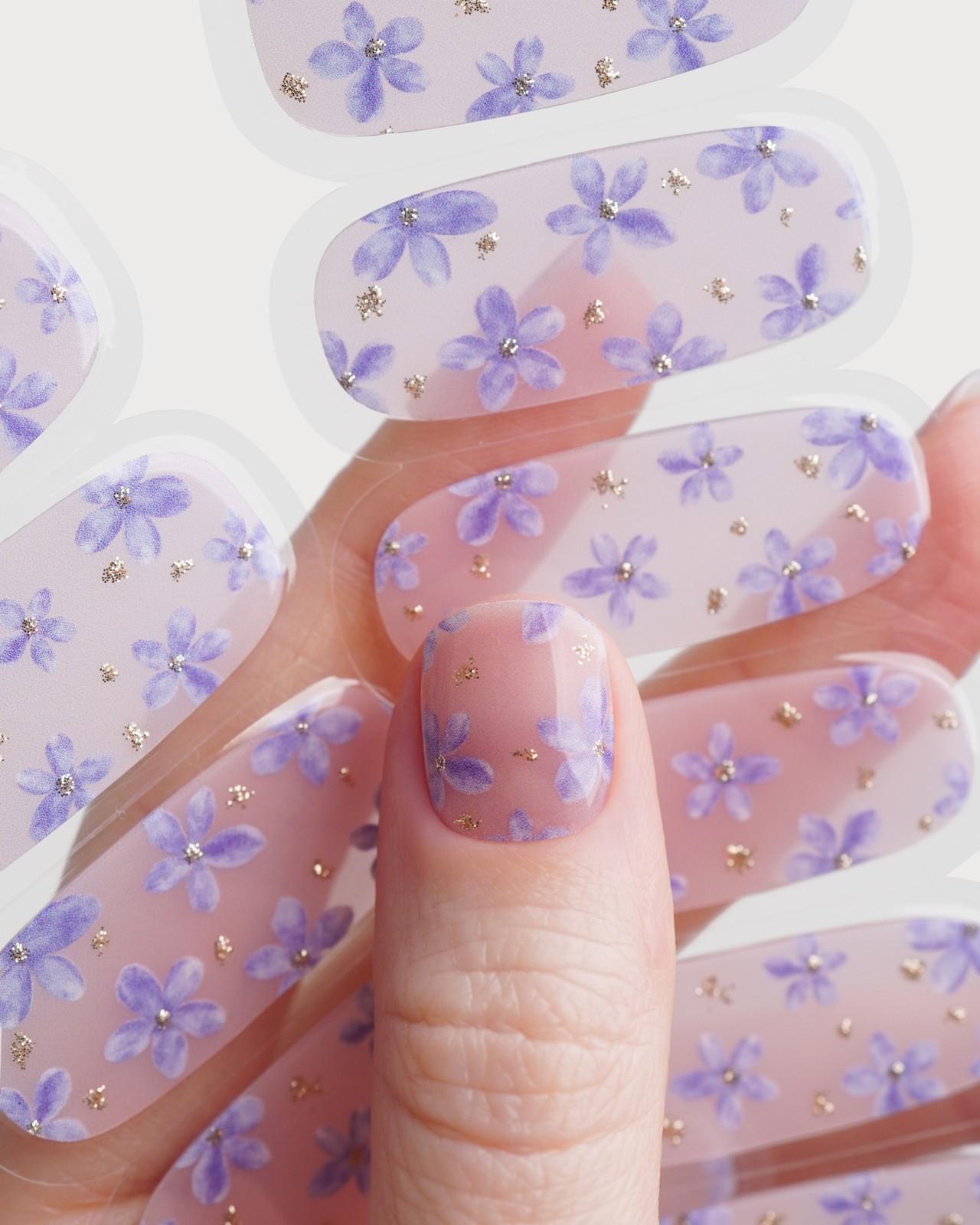 Limited Edition Fleur de Lilac UV Gel Strips