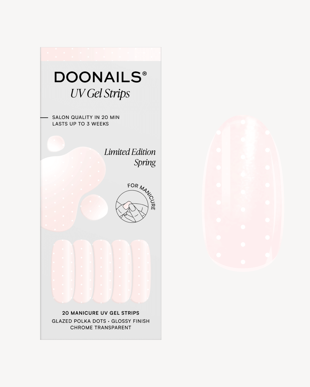 Limited Edition Glazed Polka UV Gel Strips