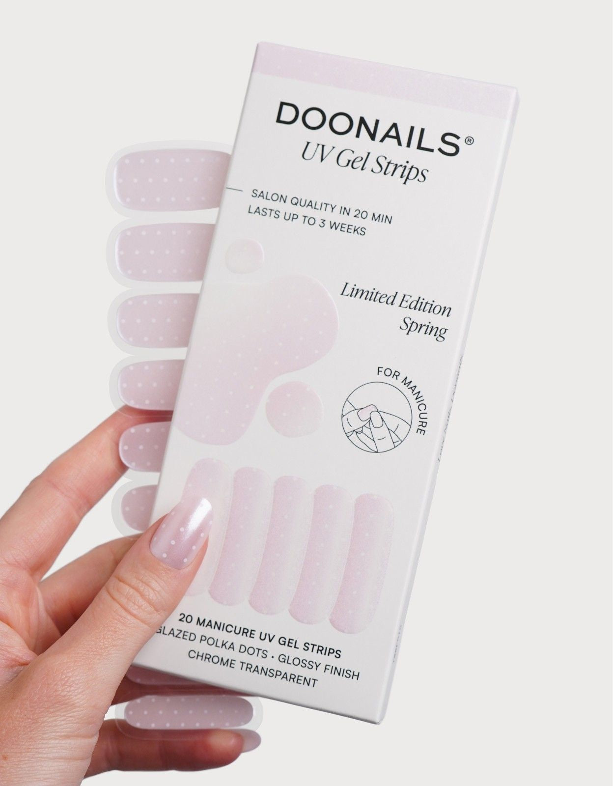 Limited Edition Glazed Polka UV Gel Strips