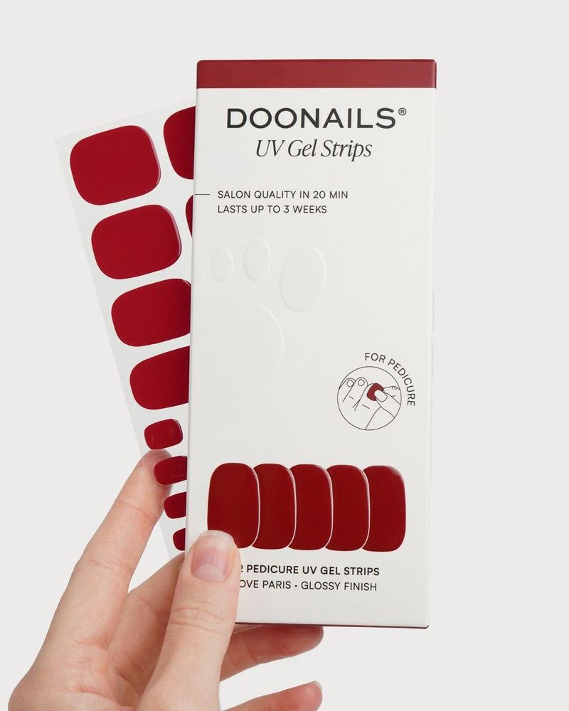 Love Paris Pedicure UV Gel Strips