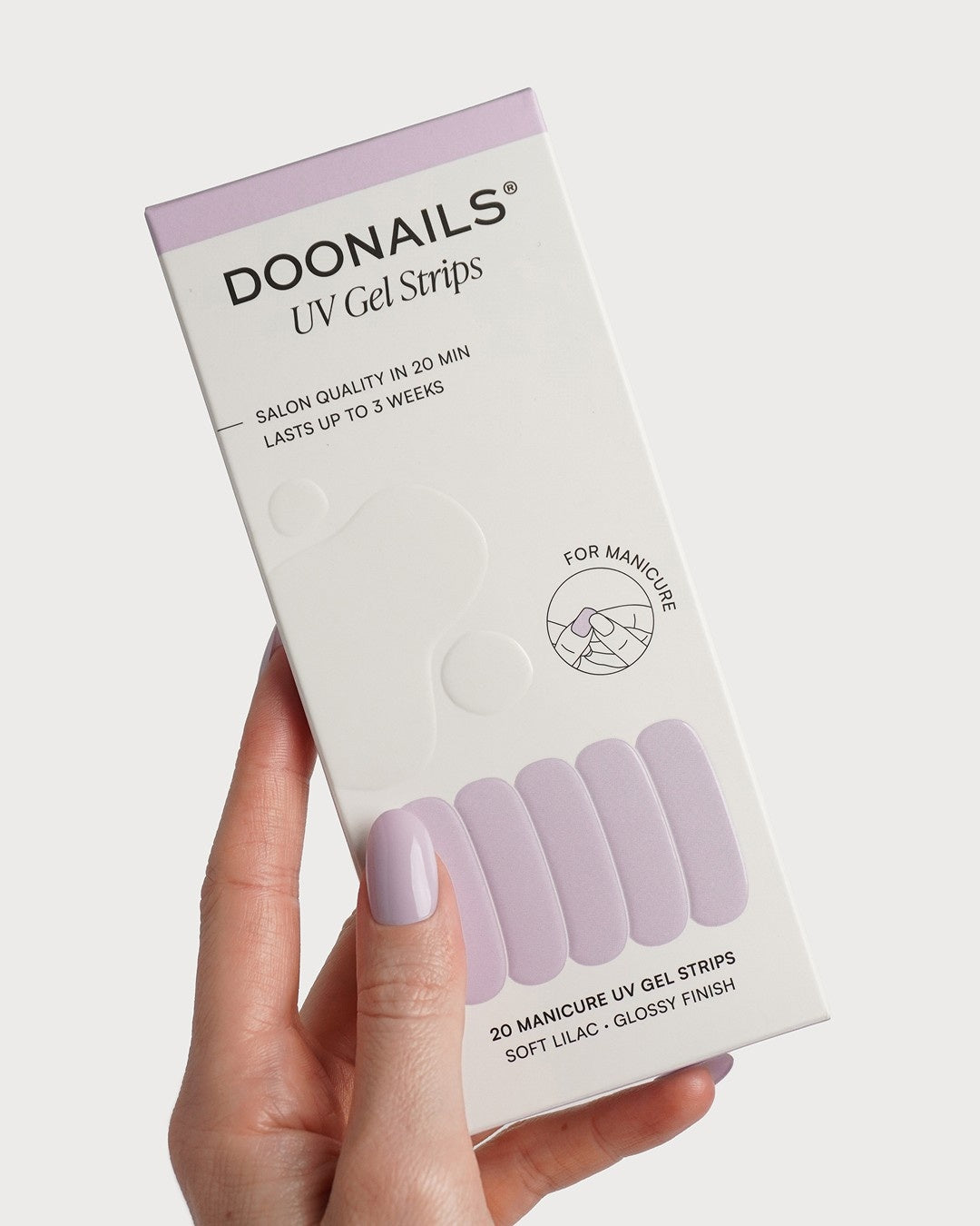 Soft Lilac Gel Strips