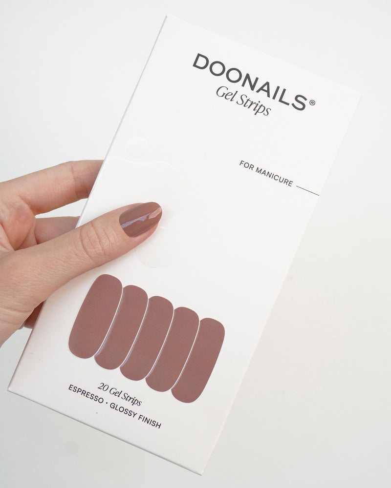 Espresso Gel Strips - Doonails Netherlands