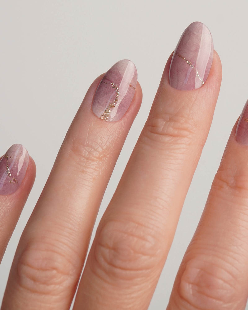 Rose Marble Gel Strips - Doonails Netherlands