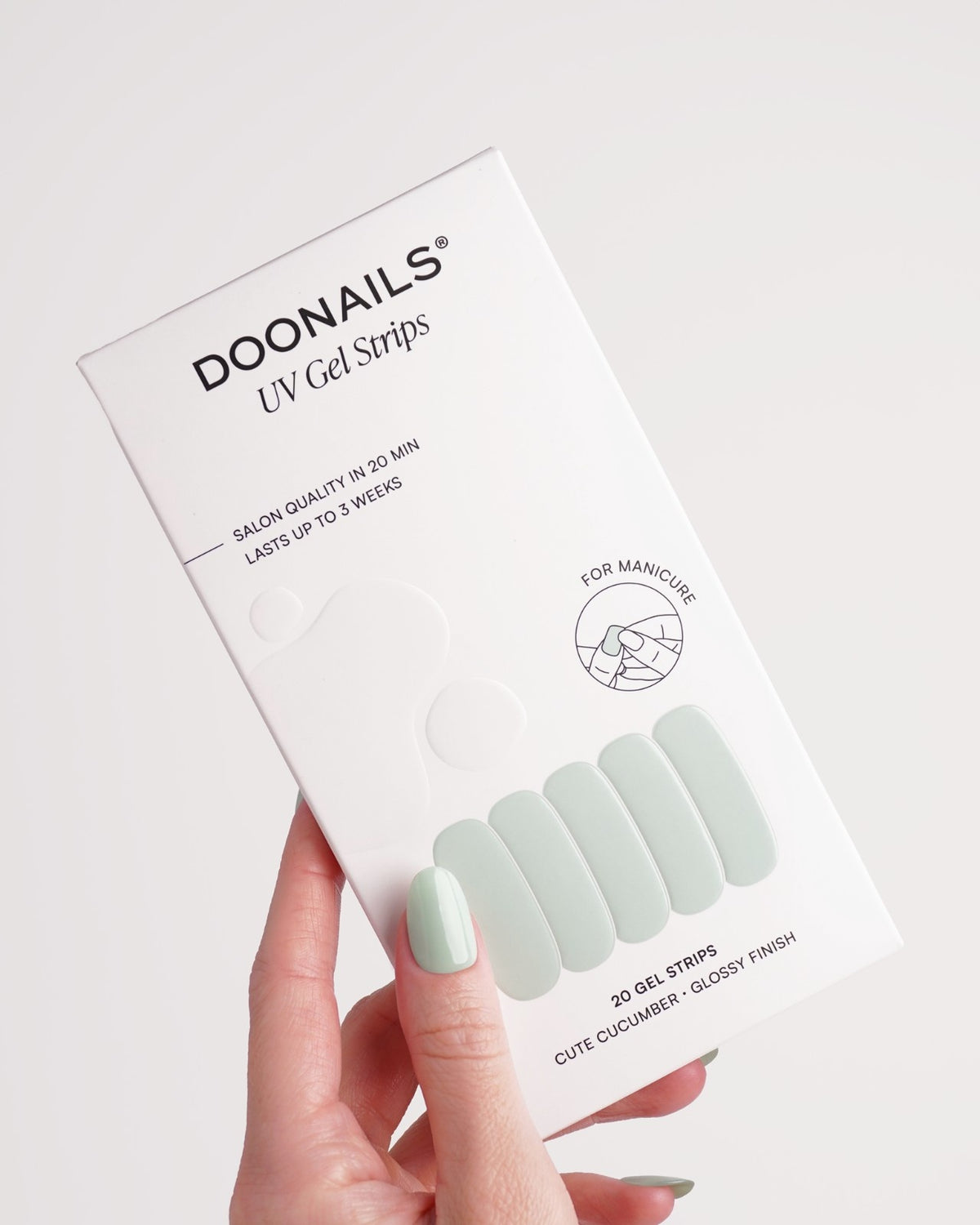 Cute Cucumber UV Gel Strips