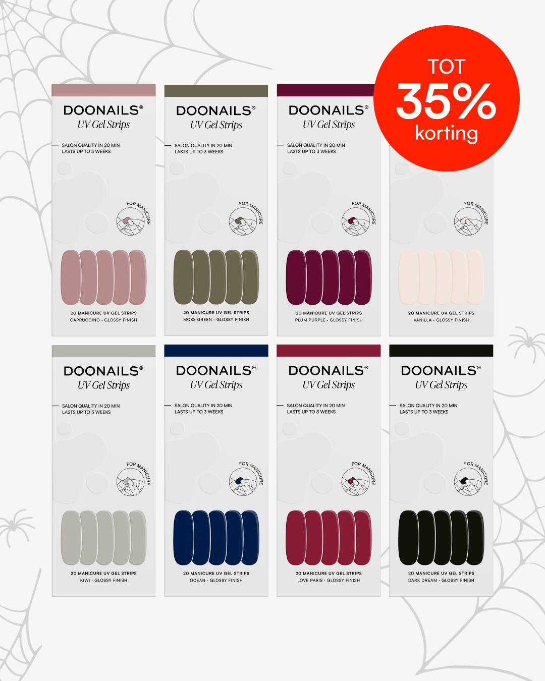 Kleuren voordeelpakket - Gel Stripsdoonails