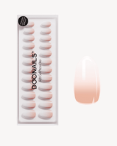 Babyboomer Short Almond Soft Gel Press Onsdoonails