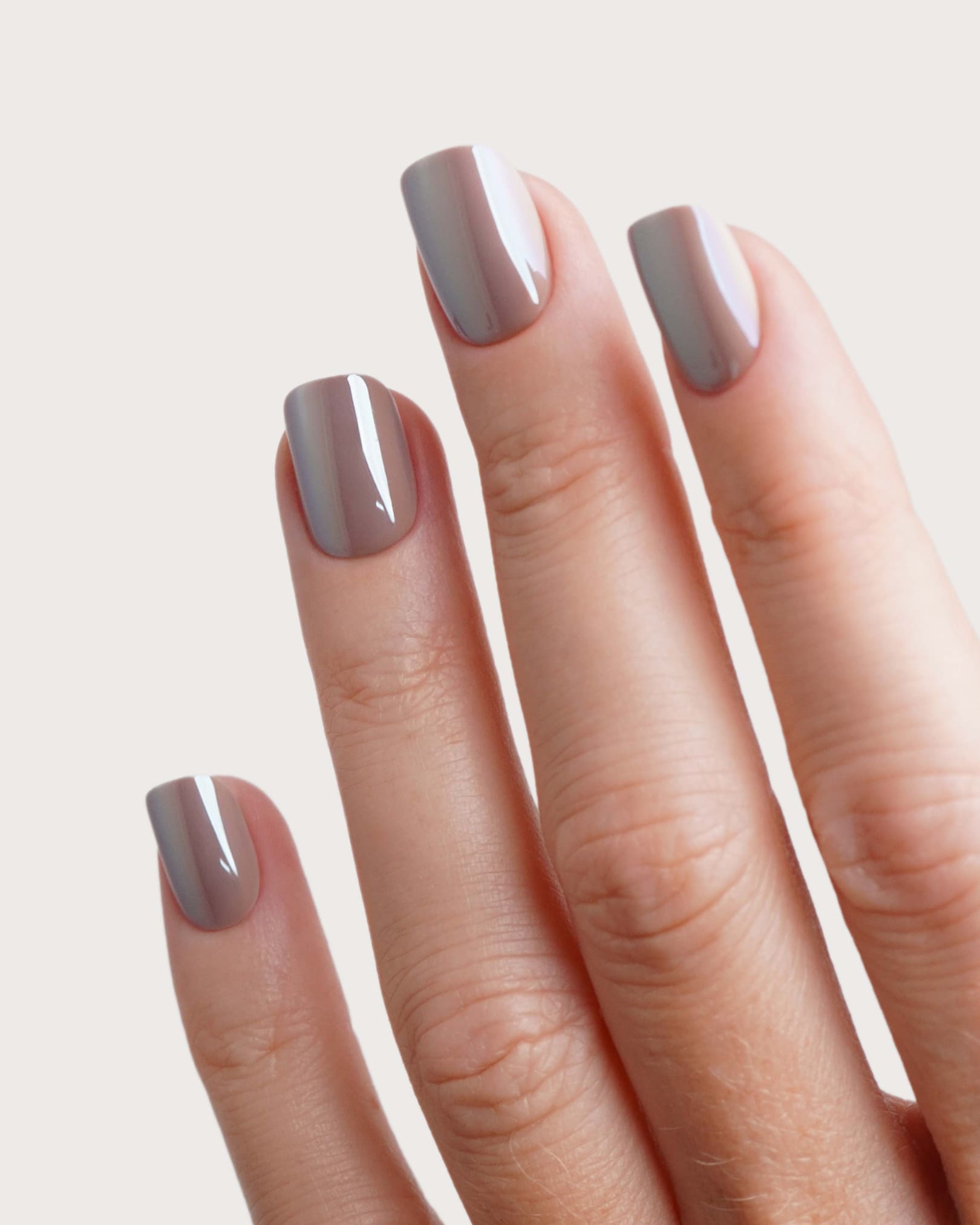 Cashmere Glow Extra Short Square Soft Gel Press Ons