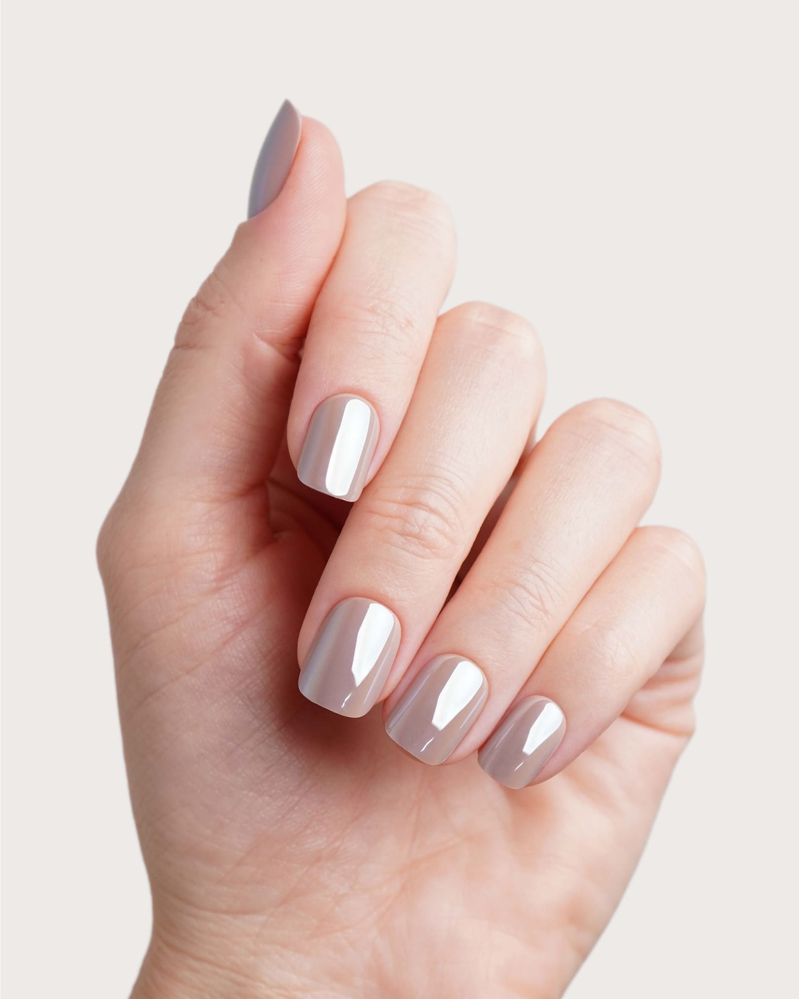 Cashmere Glow Extra Short Square Soft Gel Press Ons