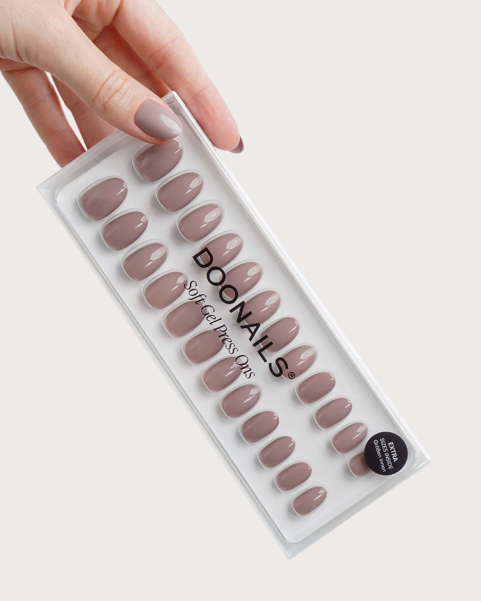 Cashmere Short Round Soft Gel Press Ons