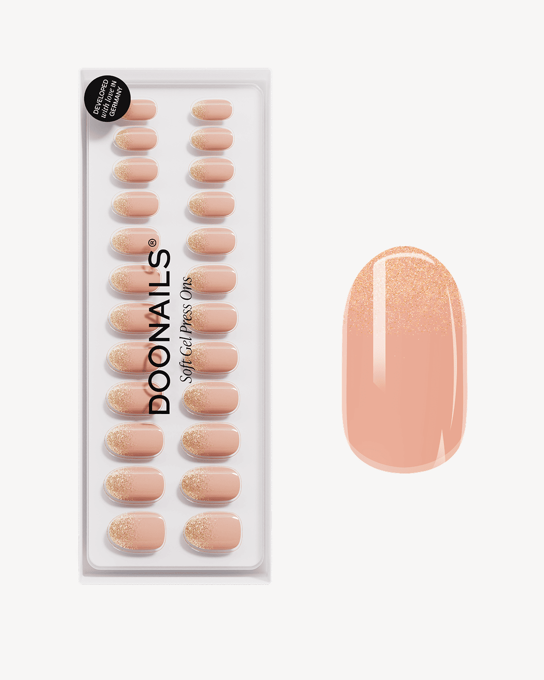 Champagne Bubbles Limited Edition Soft Gel Press Ons Netherlands