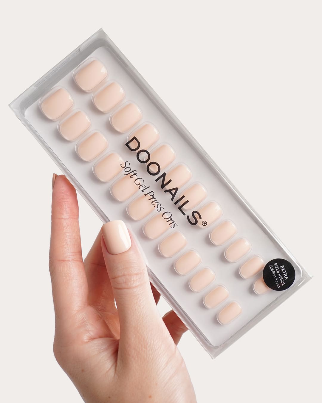 Cheesecake Extra Short Square Soft Gel Press Ons - Netherlands