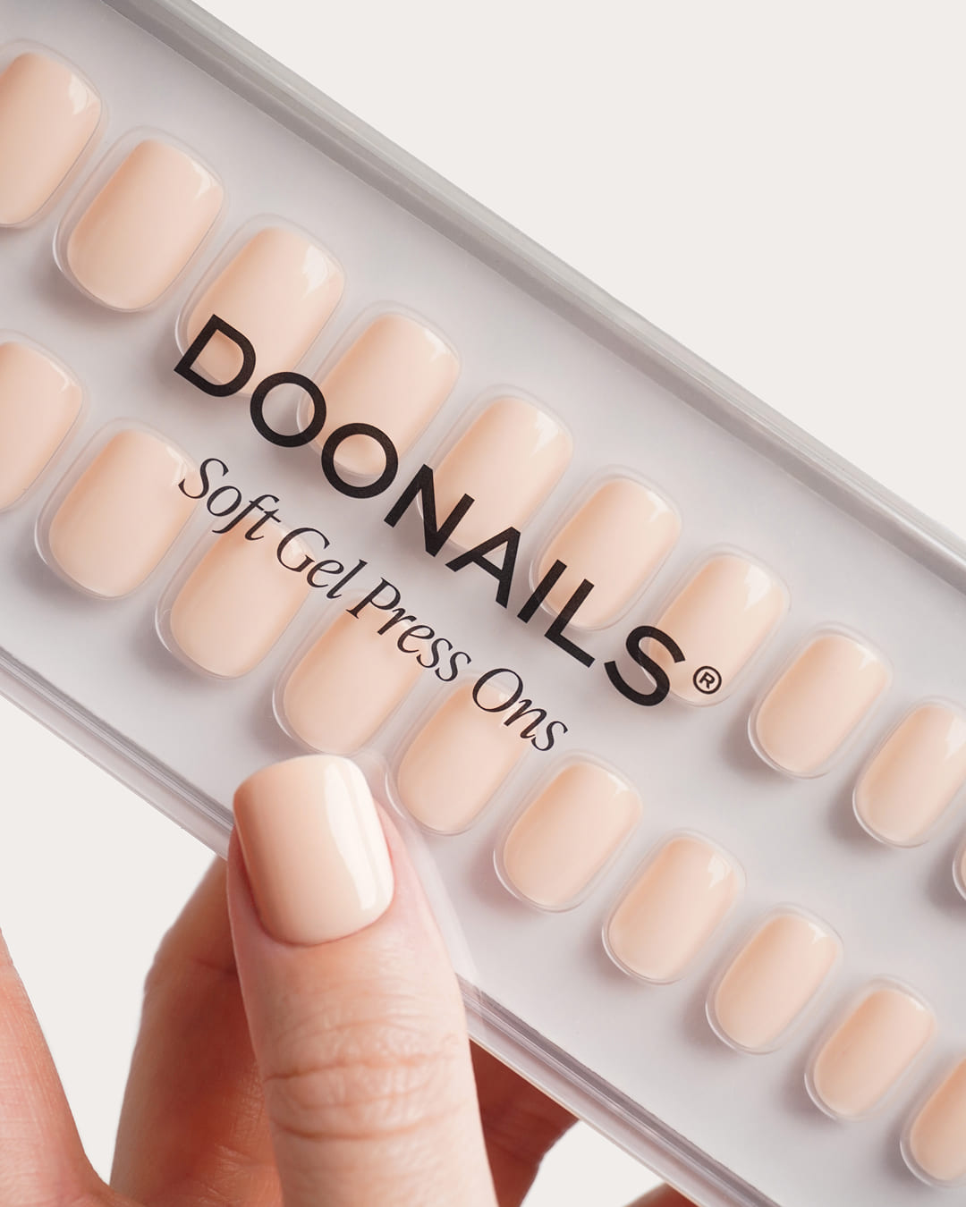 Cheesecake Extra Short Square Soft Gel Press Ons - Netherlands