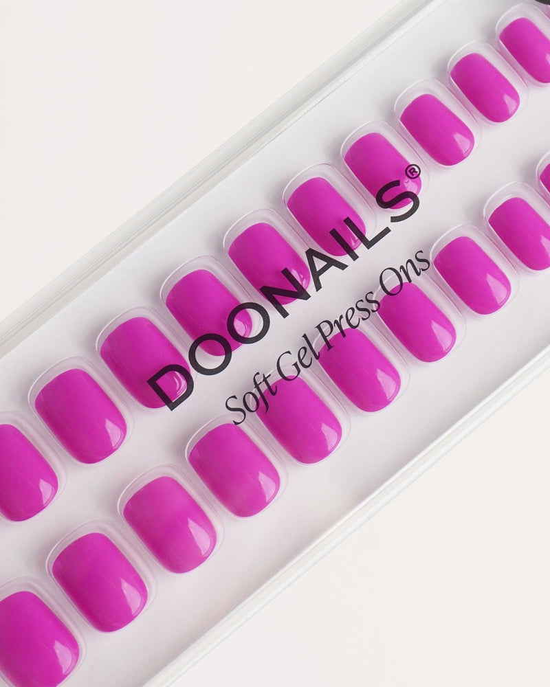 Dragonfruit Extra Short Square Soft Gel Press Ons - Doonails Netherlands