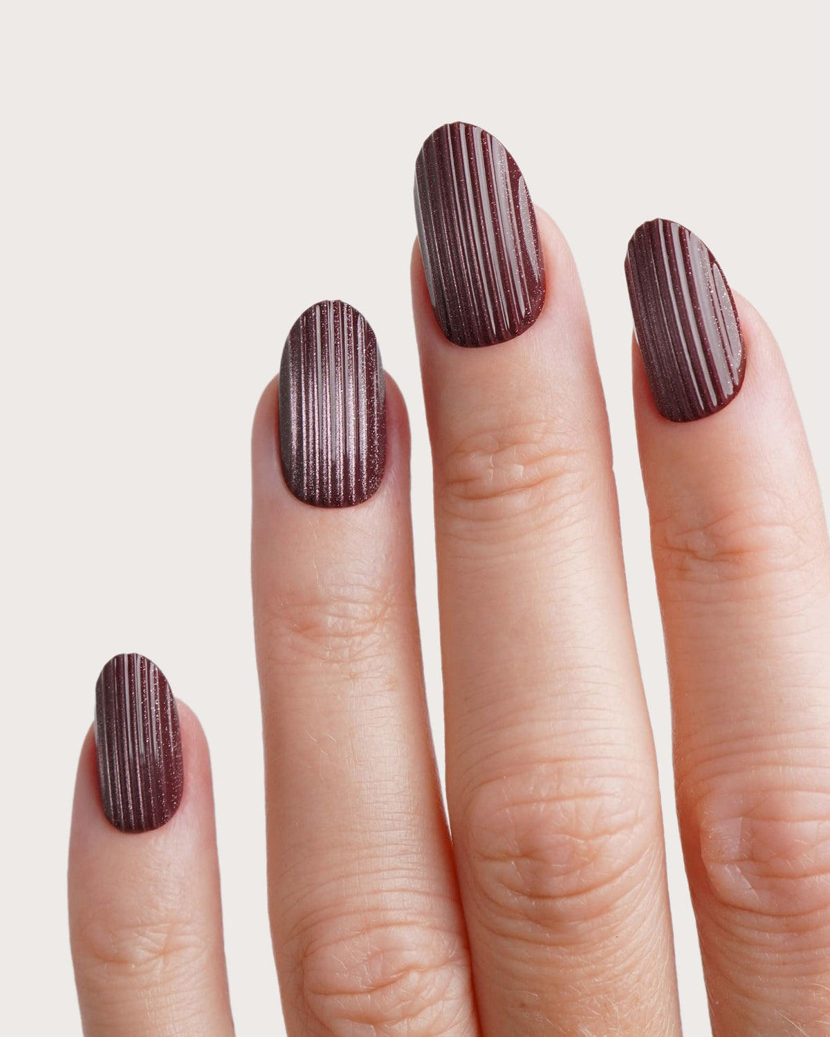 Espresso Martini Medium Round Soft Gel Press Ons