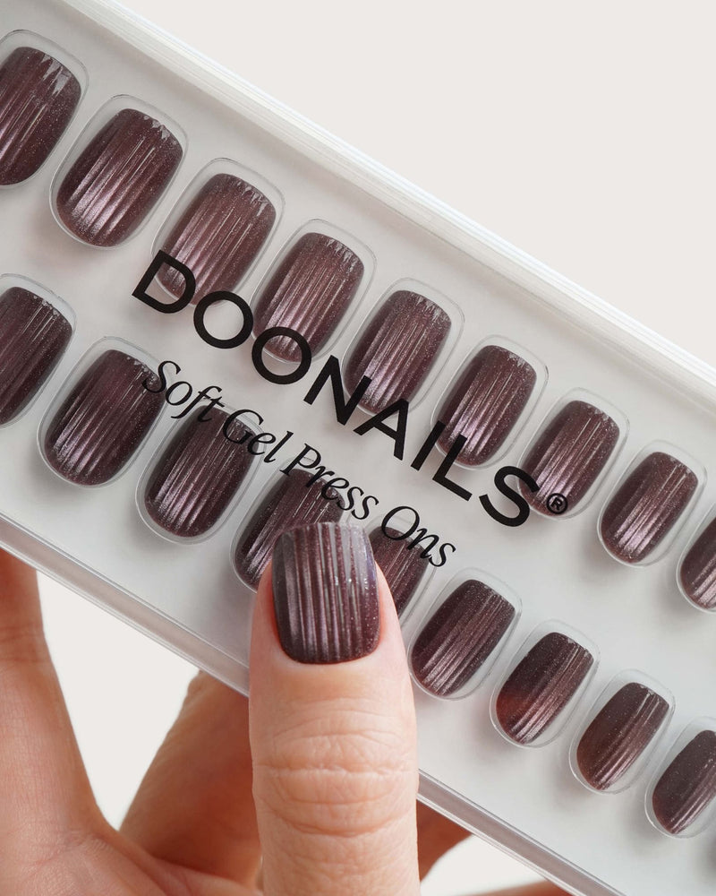 Espresso Martini Short Square Soft Gel Press Ons