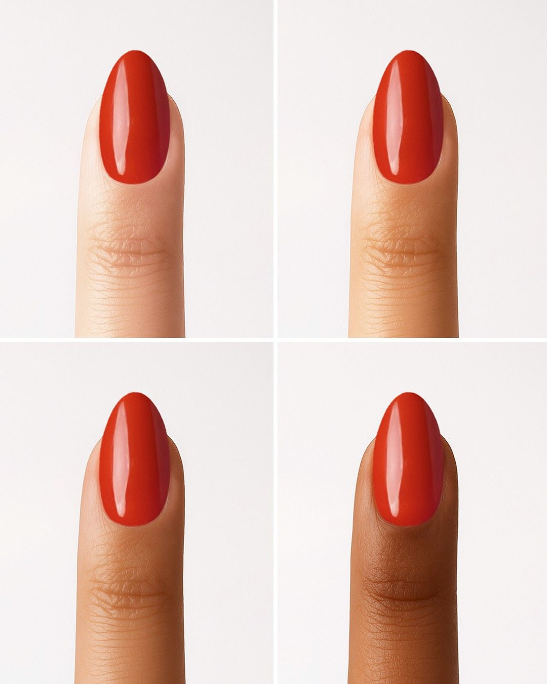 Fire Place Short Almond Soft Gel Press Ons - Doonails Netherlands