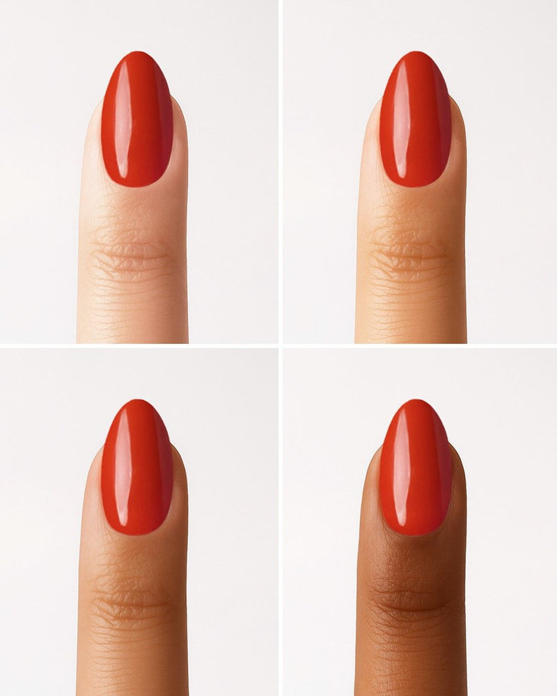 Fire Place Short Almond Soft Gel Press Ons - Doonails Netherlands