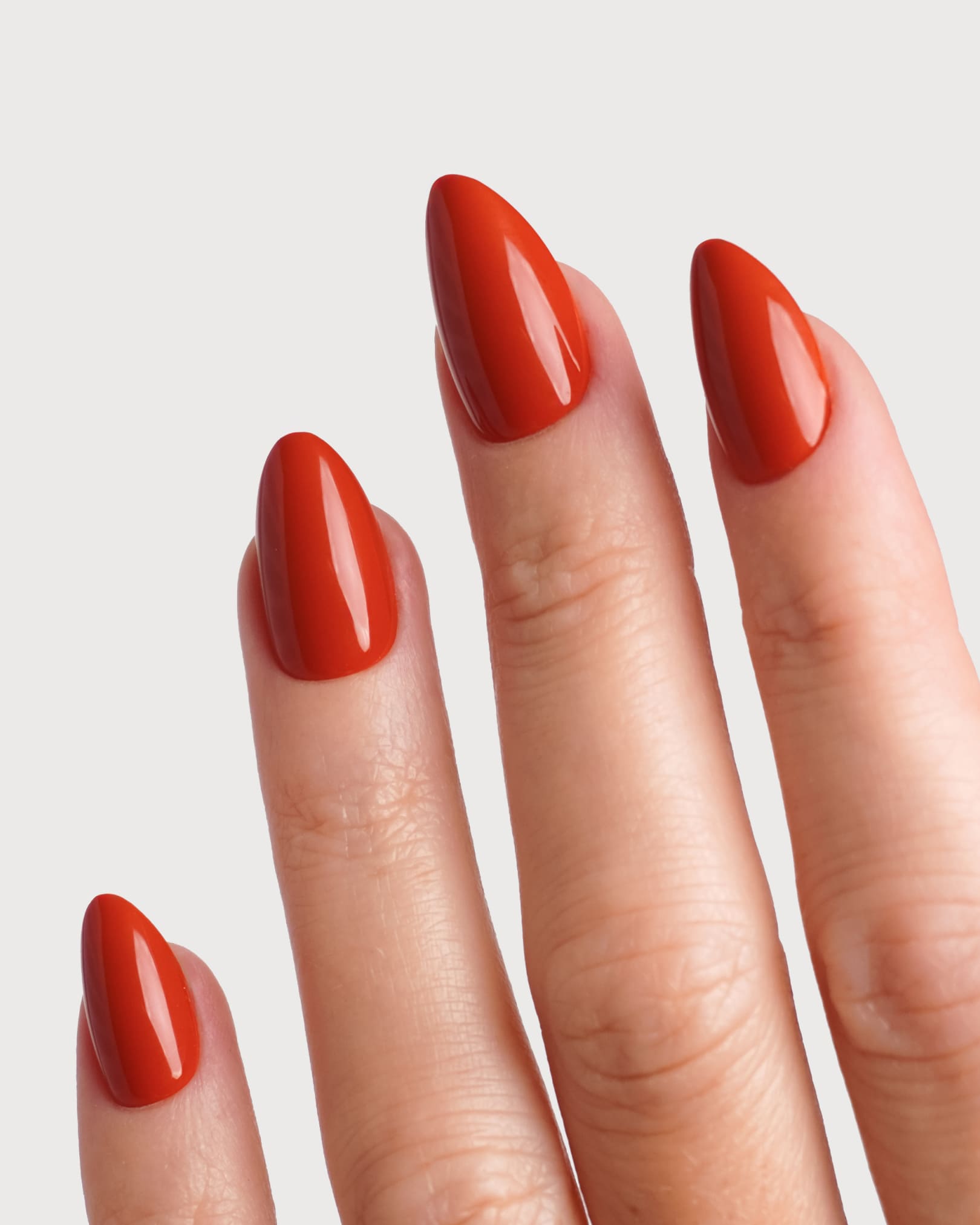 Fire Place Short Almond Soft Gel Press Ons - Doonails Netherlands