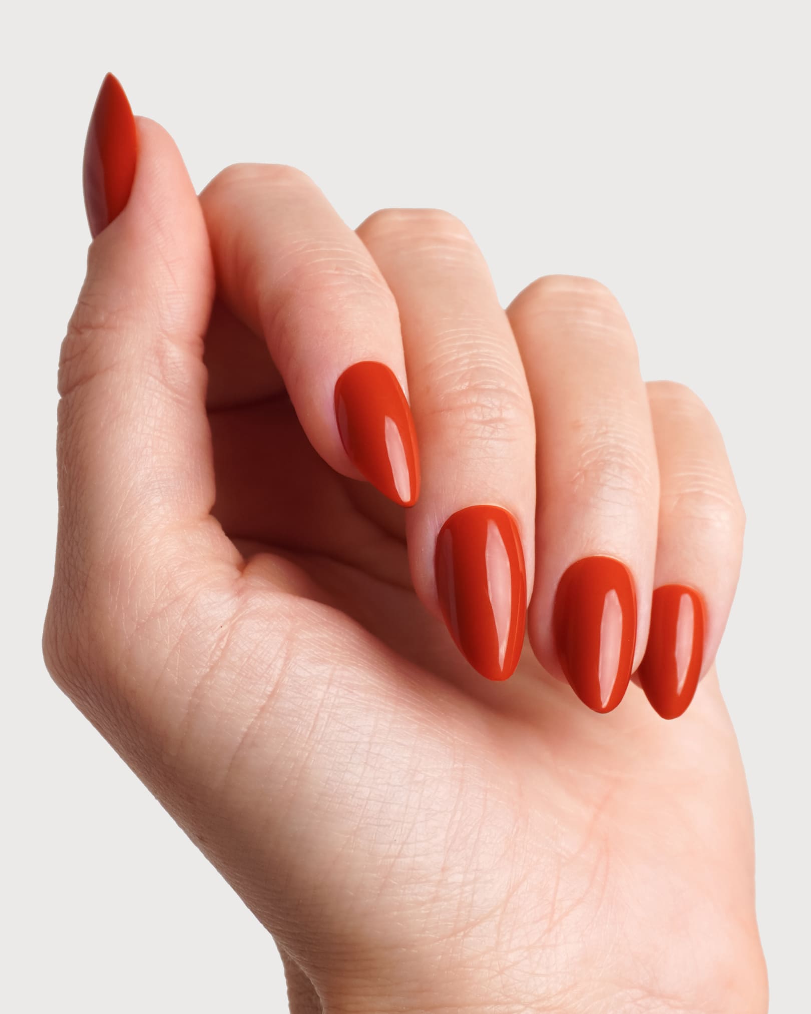 Fire Place Short Almond Soft Gel Press Ons - Doonails Netherlands