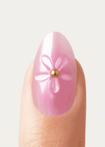 Glazed Pink Lotus Short Almond Soft Gel Press Ons