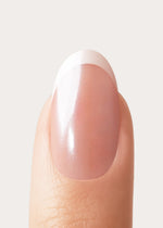 Glazed French Medium Round Soft Gel Press Ons