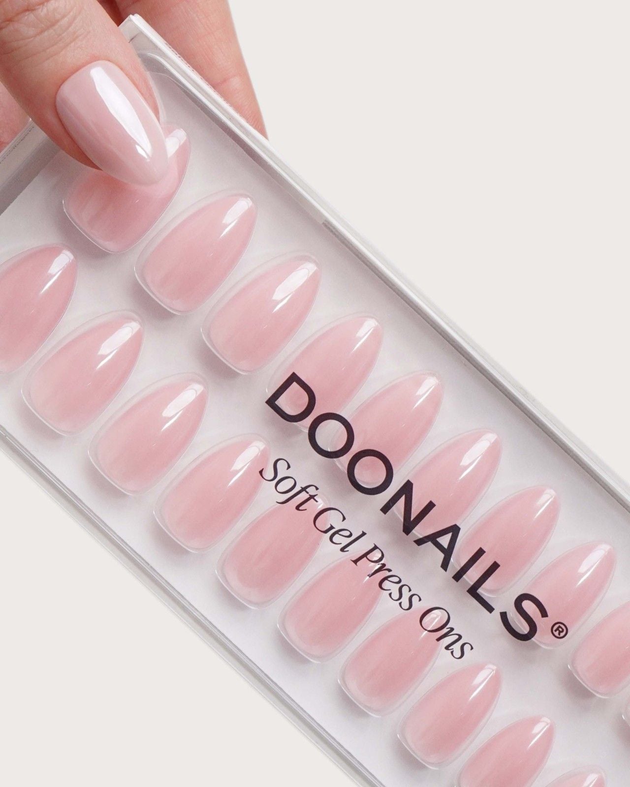 Jetset Short Almond Soft Gel Press Ons