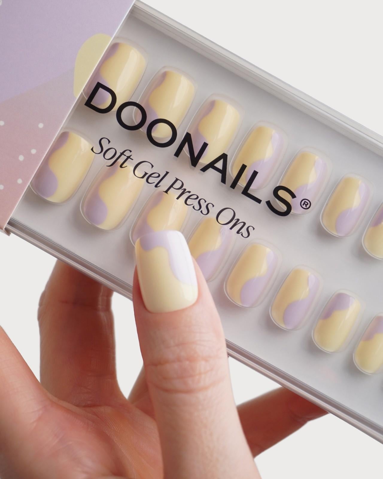 Limited Edition Pastel Pop Short Square Soft Gel Press Ons