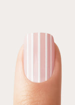 Limited Edition Strawberry Stripes Extra Short Square Soft Gel Press Ons