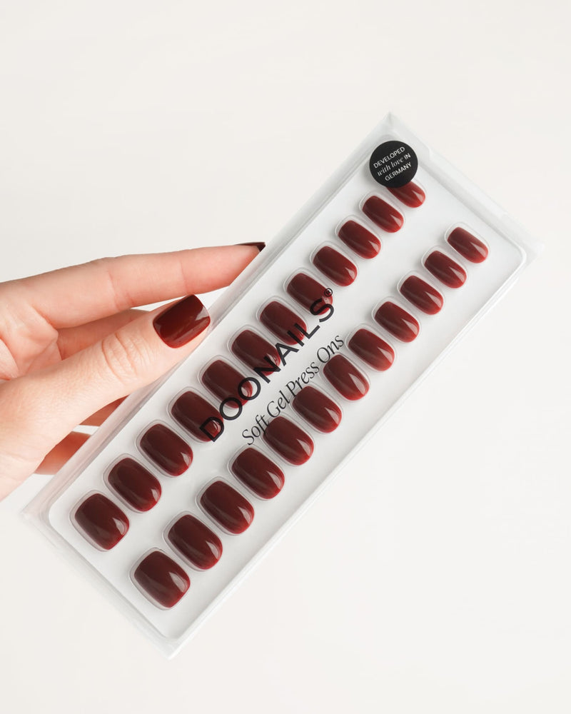 Love Paris Short Square Soft Gel Press Ons - Doonails Netherlands