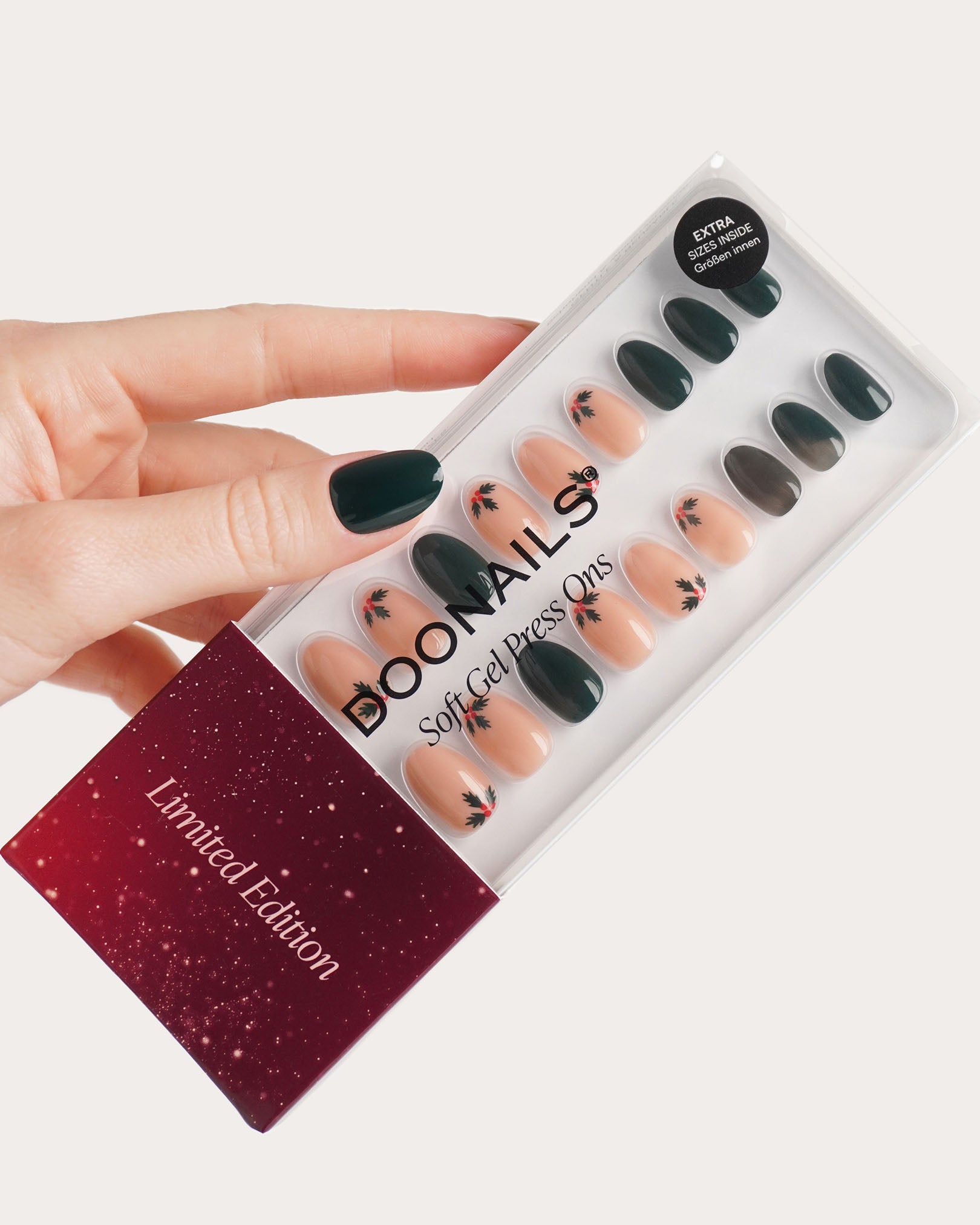 Mistletoe Kiss Limited Edition Soft Gel Press Ons Netherland