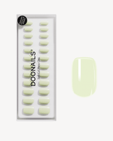 Pistachio Short Square Soft Gel Press Onsdoonails